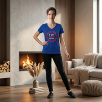 Load image into Gallery viewer, I love my dad V-Neck T-Shirt, Crafted from Hanes perfect-T