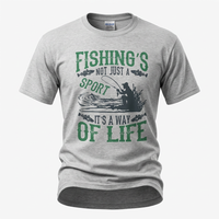 Load image into Gallery viewer, FISHING NOT JUST A SPORT IT'S A WAY OF LIFE  T-Shirt, Crafted from Gildan Ultra Cotton