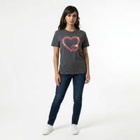 Load image into Gallery viewer, Double Heart Glow – Valentine’s Day T-Shirt