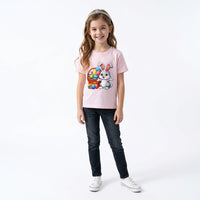 Load image into Gallery viewer, Easter Bunny &amp; Colorful Eggs – Happy Easter T-Shirt