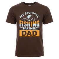 Load image into Gallery viewer, My Favorite Fishing Partner Is Dad – Father’s Day Fishing T-Shirt