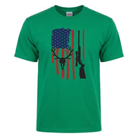 Load image into Gallery viewer, American Hunter – Patriotic Deer Hunting T-Shirt