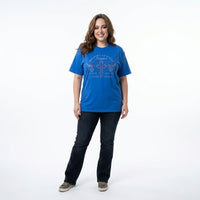 Load image into Gallery viewer, Jesus Saves – Living by Grace Christian Rhinestone T-Shirt
