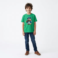 Load image into Gallery viewer, Cozy Winter Penguin Youth T-Shirt – Cute Holiday Tee