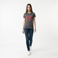 Load image into Gallery viewer, Jesus Heart Women’s Christian T-Shirt – Faith, Love &amp; Grace