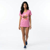 Load image into Gallery viewer, I Am With You Always – Matthew 28:20 Women’s Christian V-Neck T-Shirt