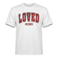 Load image into Gallery viewer, Loved – John 3:16 Christian Faith T-Shirt
