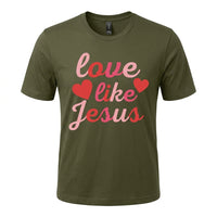 Load image into Gallery viewer, Love Like Jesus – Christian Heart T-Shirt
