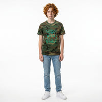 Load image into Gallery viewer, The Struggle Is Real But So Is Jesus Christian Camo T-Shirt – Inspirational Faith Tee